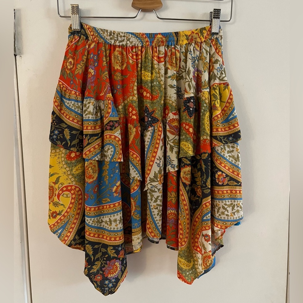 Spell Belladonna Handkerchief Mini Skirt Kaleidoscope - Picture 2 of 10